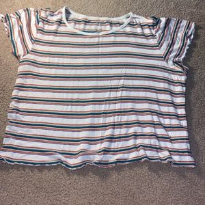 Ribbed Striped T-Shirt